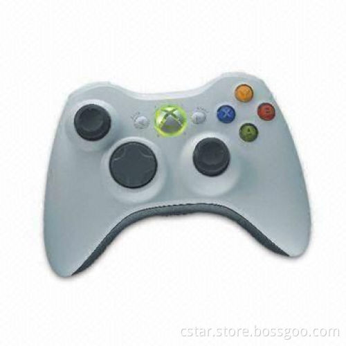 Wireless Controller in White Color, Suitable for Xbox 360, Two Analog Pressure-point Triggers